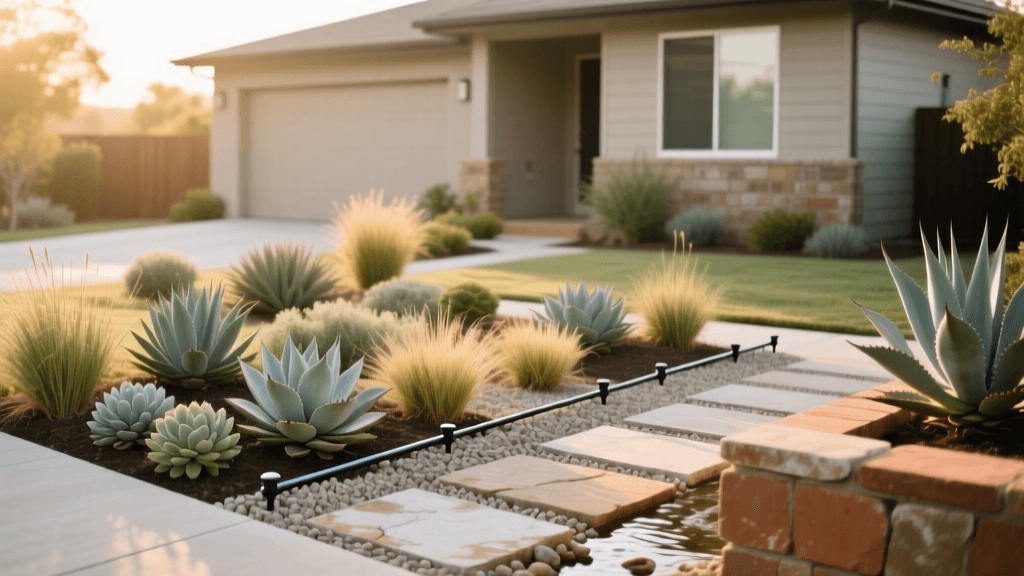 Designing a Drought-Tolerant Xeriscape Front Yard Layout