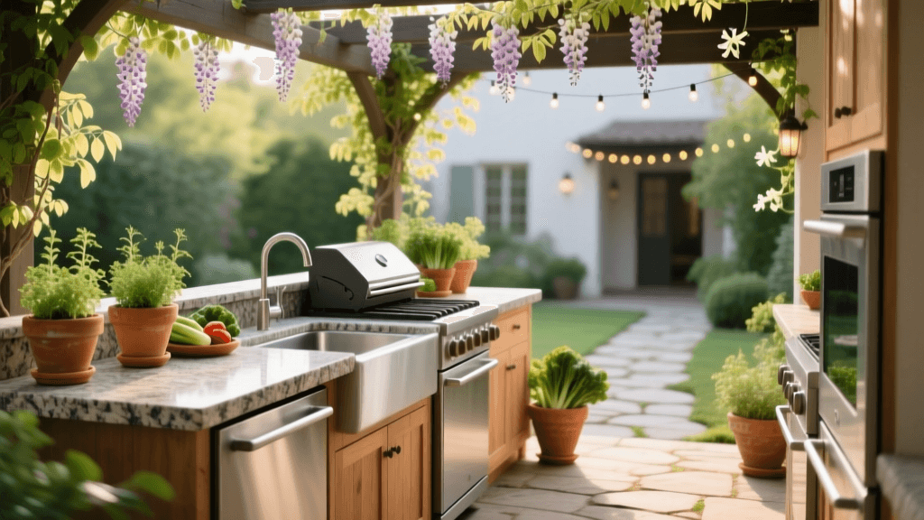 Planning a Garden-to-Table Outdoor Kitchen and Prep Zone
