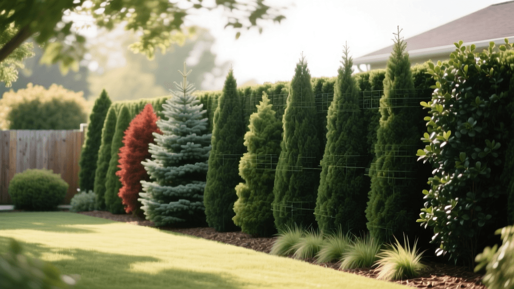 How to Design and Plant an Evergreen Privacy Screen