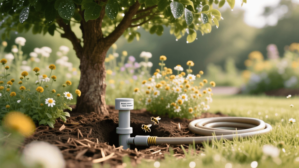 2026 Tree Watering: Ross Root Feeder vs Soaker Hose for Pollinators