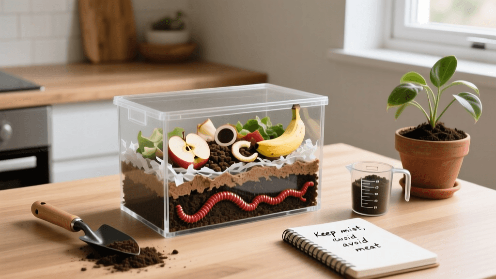 DIY Indoor Vermicomposting: Build a Worm Bin for Rich Soil