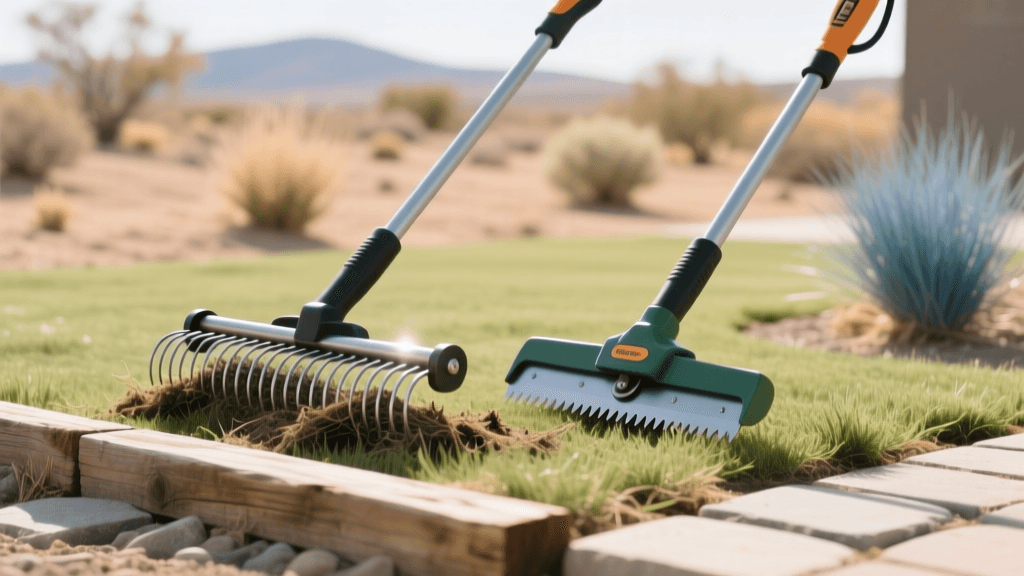 Power Rake vs Dethatcher Blade for Xeric Lawns 2026