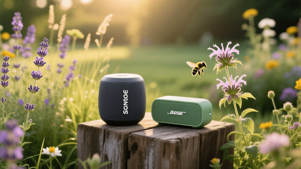2026 Pollinator Garden Audio: Sonos Move vs Bose Flex