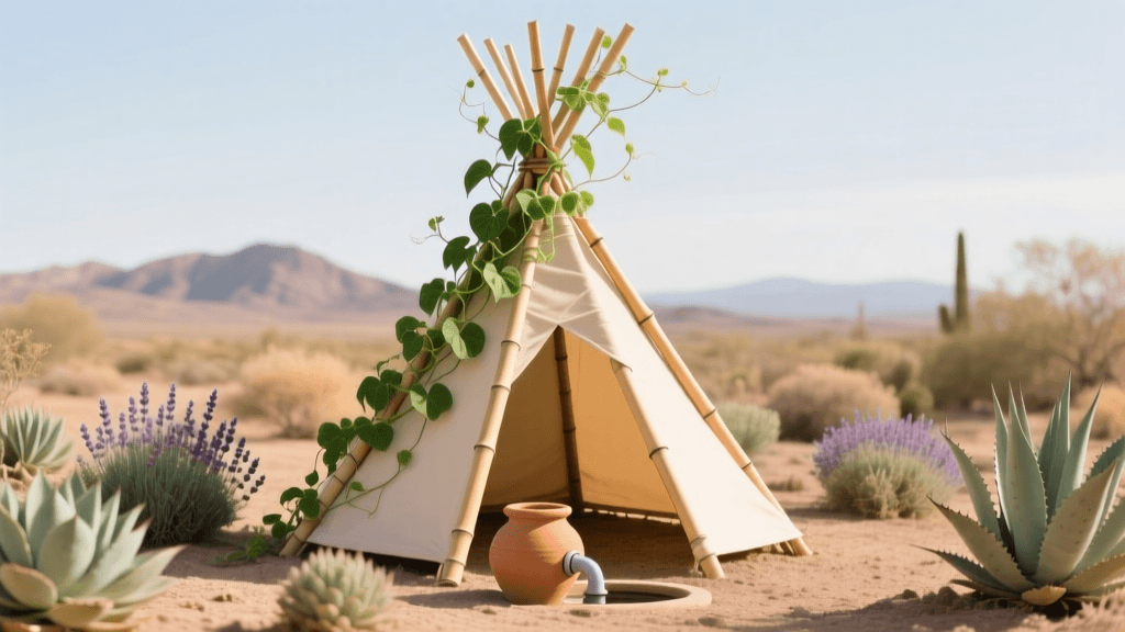 2026 Xeriscape Bamboo Bean Teepee Guide For Low-Water Gardens