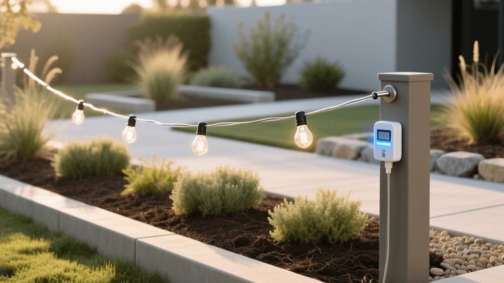 2026 Guide: String Lights With Guide Wire Over Mulched Beds