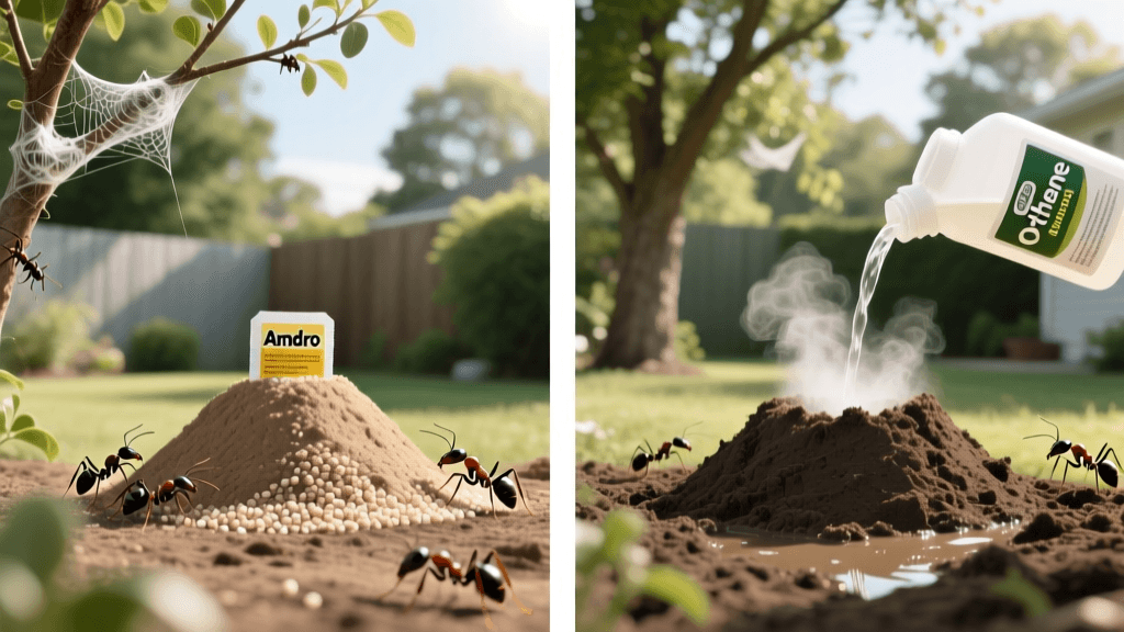 Amdro vs Orthene Fire Ant Treatment 2026: Webworm Yard Guide