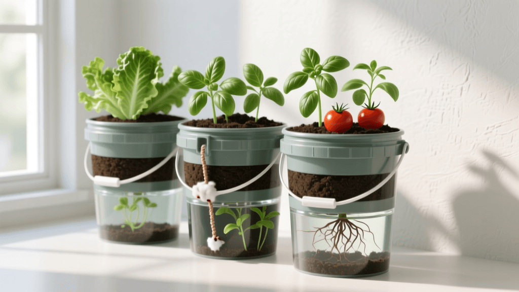 Build a Budget DIY Self-Watering Container Garden