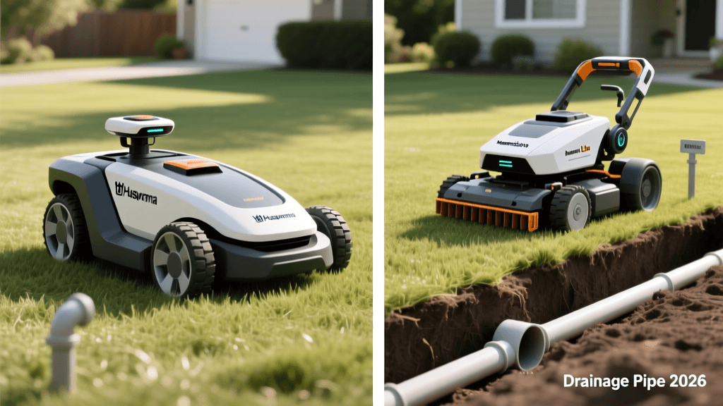 Husqvarna vs Mammotion Luba: Mowing Over Drainage Pipes 2026