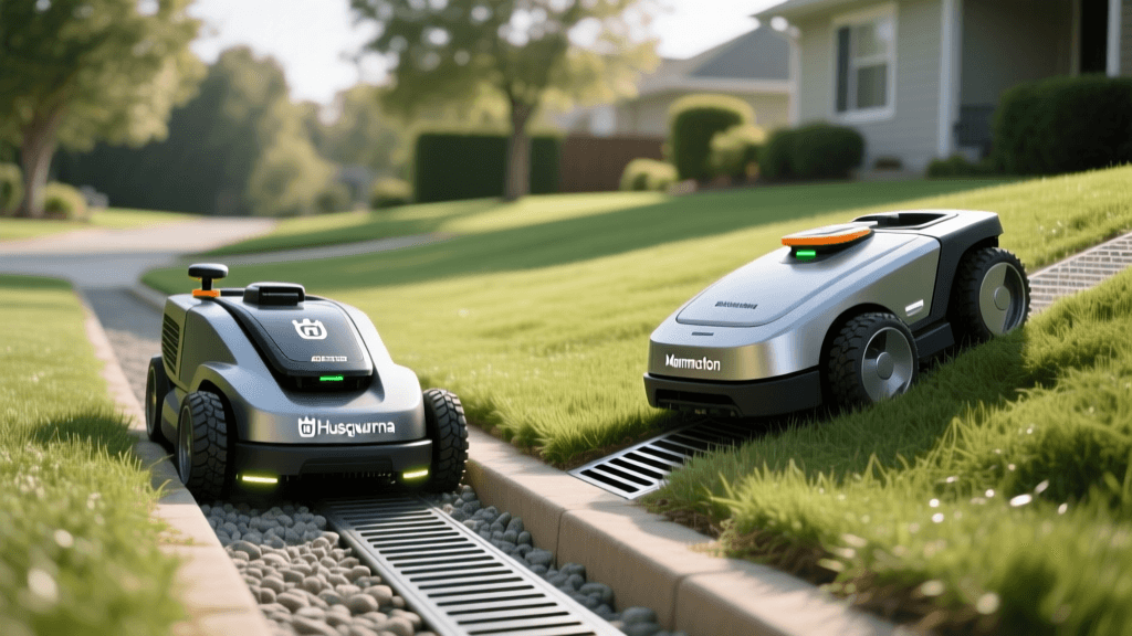 Husqvarna Automower vs Mammotion Luba 2026: French Drains
