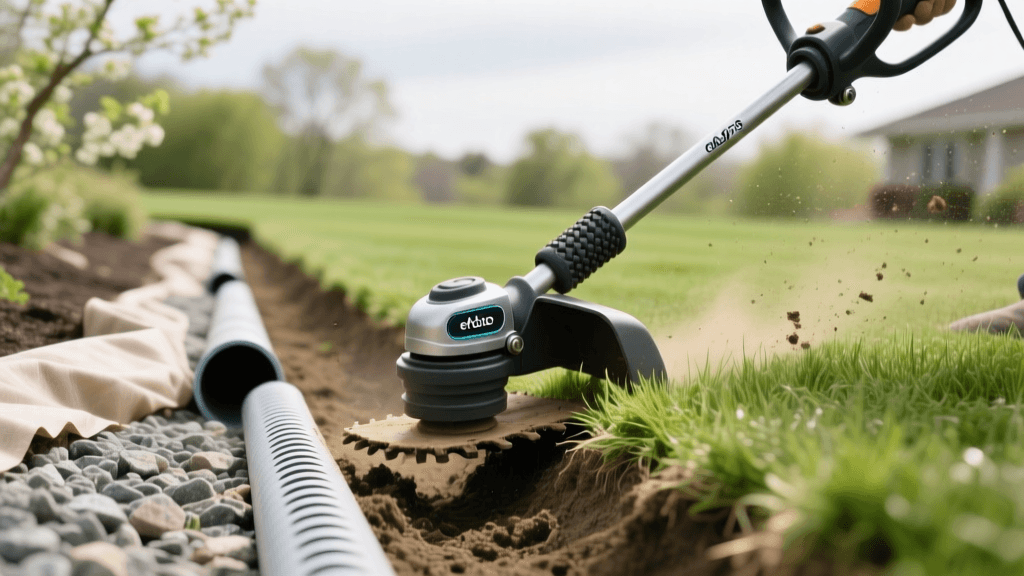 Using the Echo PAS Edger for French Drains in 2026