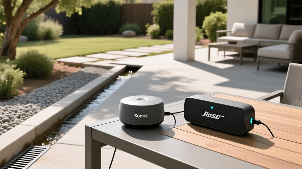 2026 French Drain Guide: Sonos Move vs Bose SoundLink Flex Setup