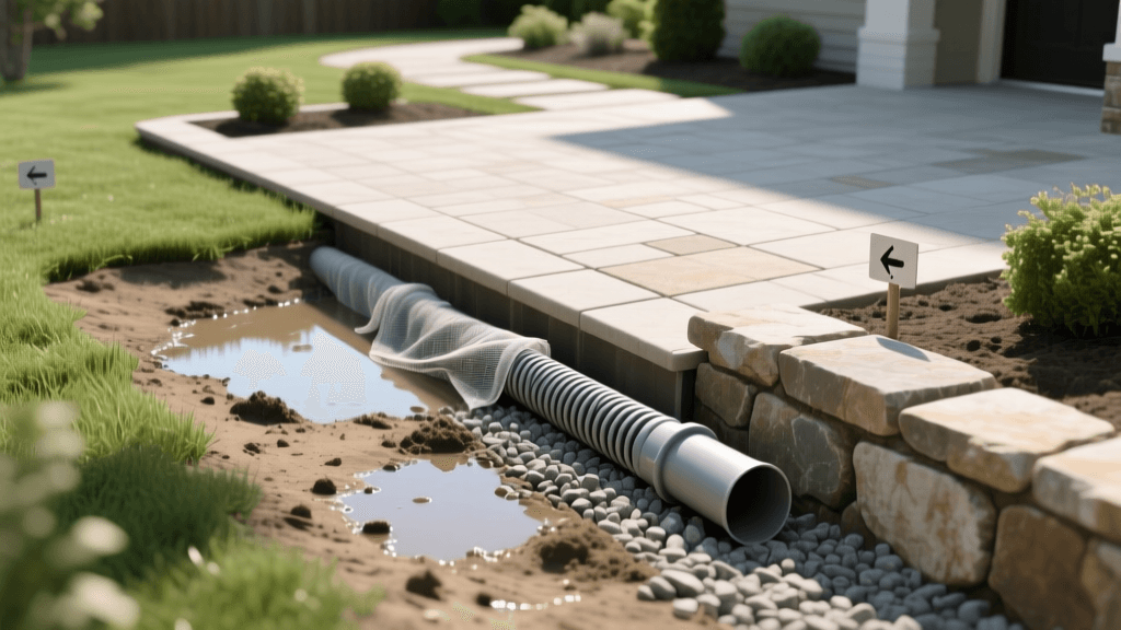 Diagnose and Fix Outdoor Hardscape Drainage Issues