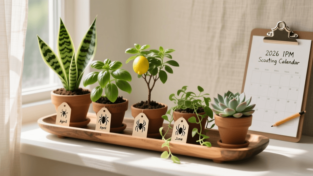 2026 IPM Scouting Calendar for Potted Container Gardens