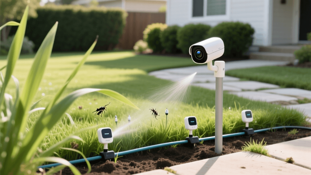 Smart Home Automation for Lawn Pest Detection and Control