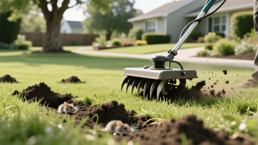 Vole Damage ID & Core Aeration Habitat Control Guide 2026