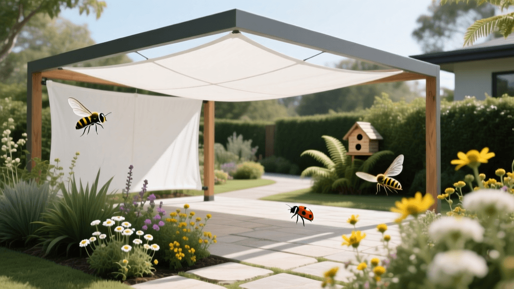 2026 Sunbrella Shade Sail Pergola: Boost Beneficial Insects
