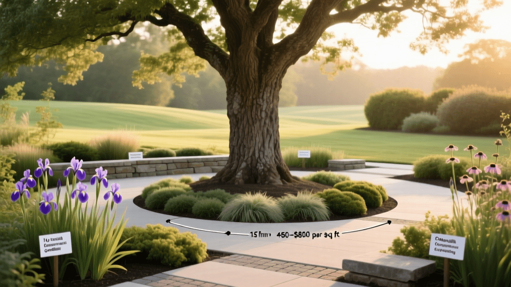 How To Landscape Around An Old Oak Tree Safely
