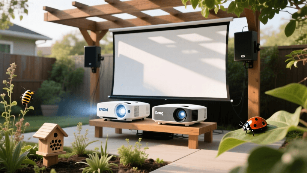 Epson vs BenQ Outdoor Projectors 2026: Lumens & Bio-Control Setup