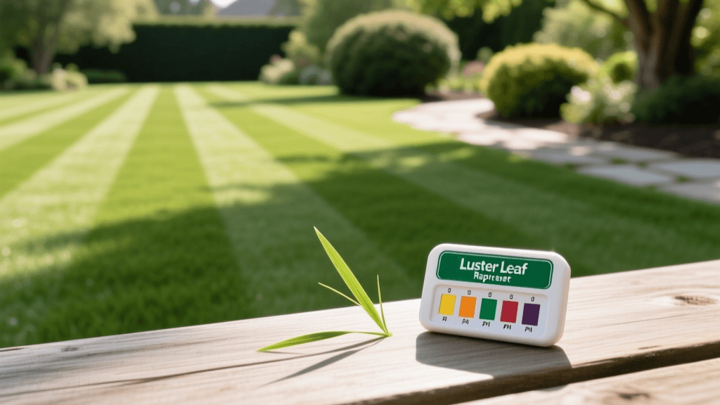 Mowing Patterns 2026: Fix Grass pH with Luster Leaf Rapitest Kit