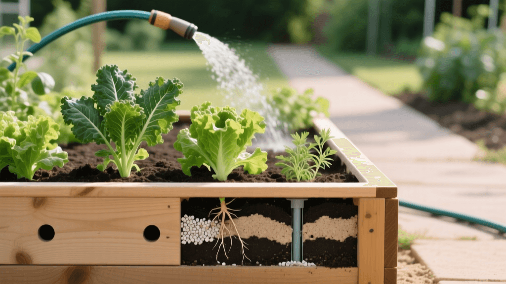 Fixing Poor Drainage in Raised Vegetable Garden Beds