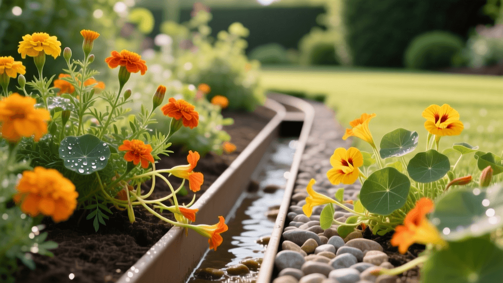 French Drain Pest Control: Marigold & Nasturtium Companions 2026