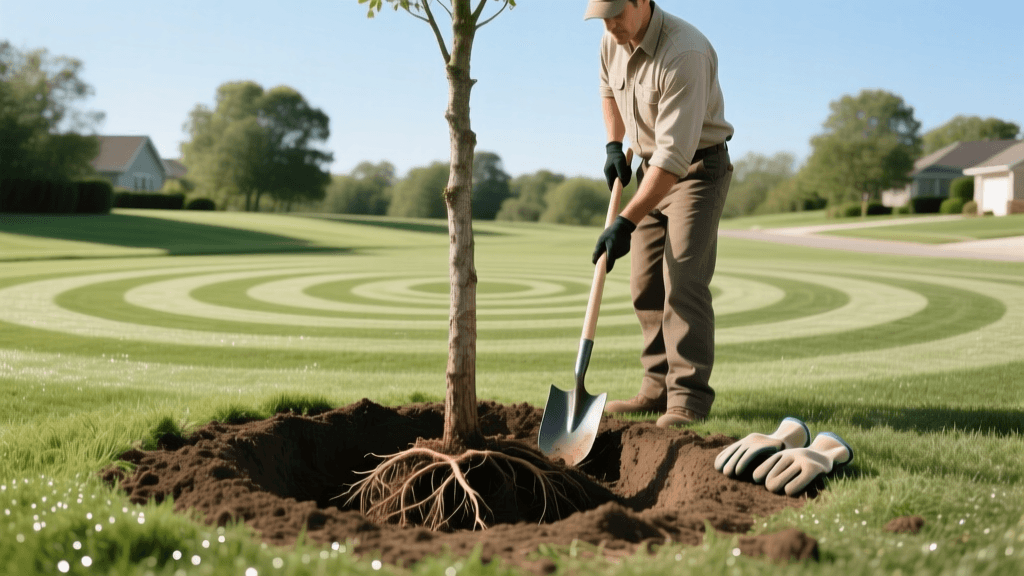 Tree Root Flare Planting Holes And Mowing Patterns 2026