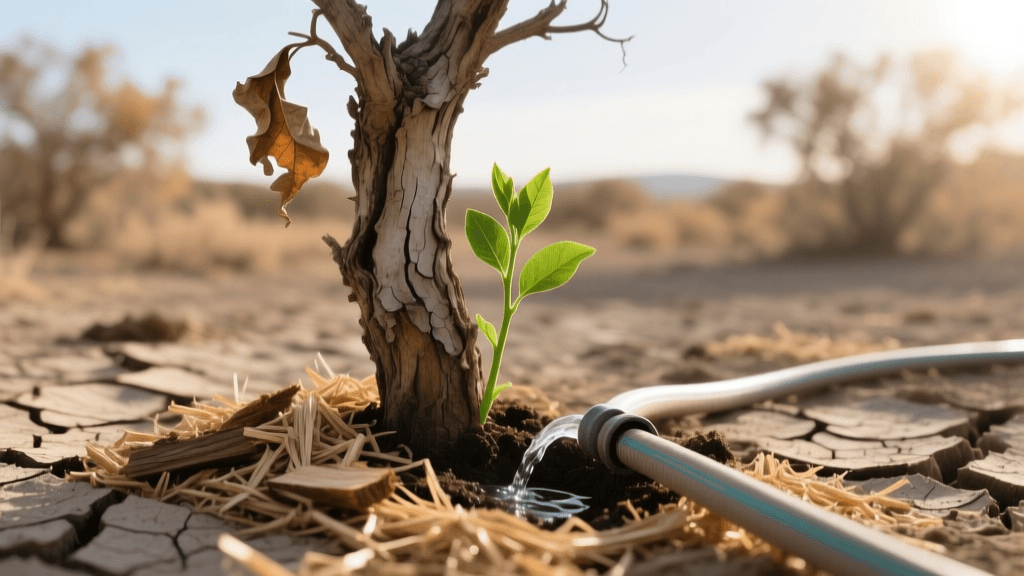 Deep Root Watering Strategies For Drought-Stressed Trees