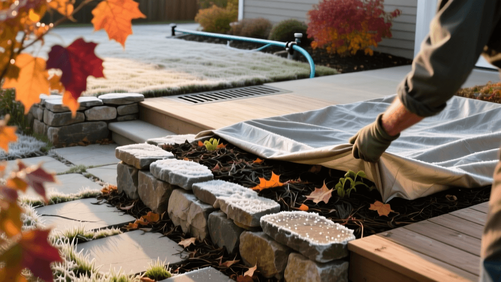 Fall Landscape Winterization: Protect Hardscapes and Beds