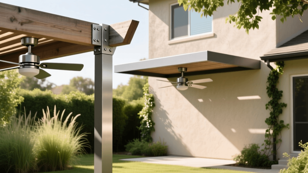 Documenting Pergola Builds 2026: Attached vs Freestanding Fan Mounts