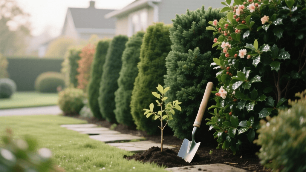 Seasonal Timing for Planting Evergreen Privacy Screens