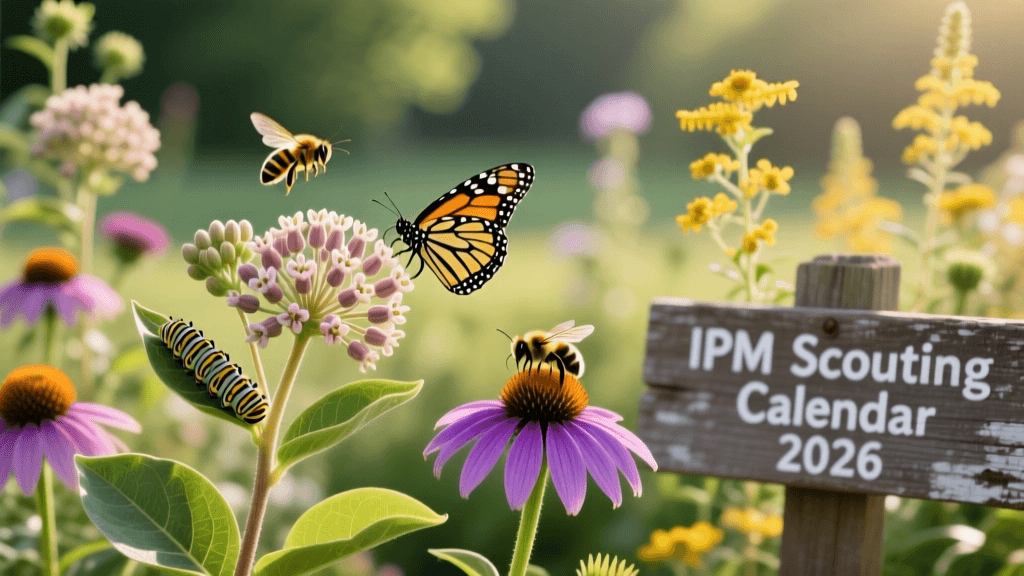 2026 IPM Scouting Calendar for Pollinator-Friendly Gardens