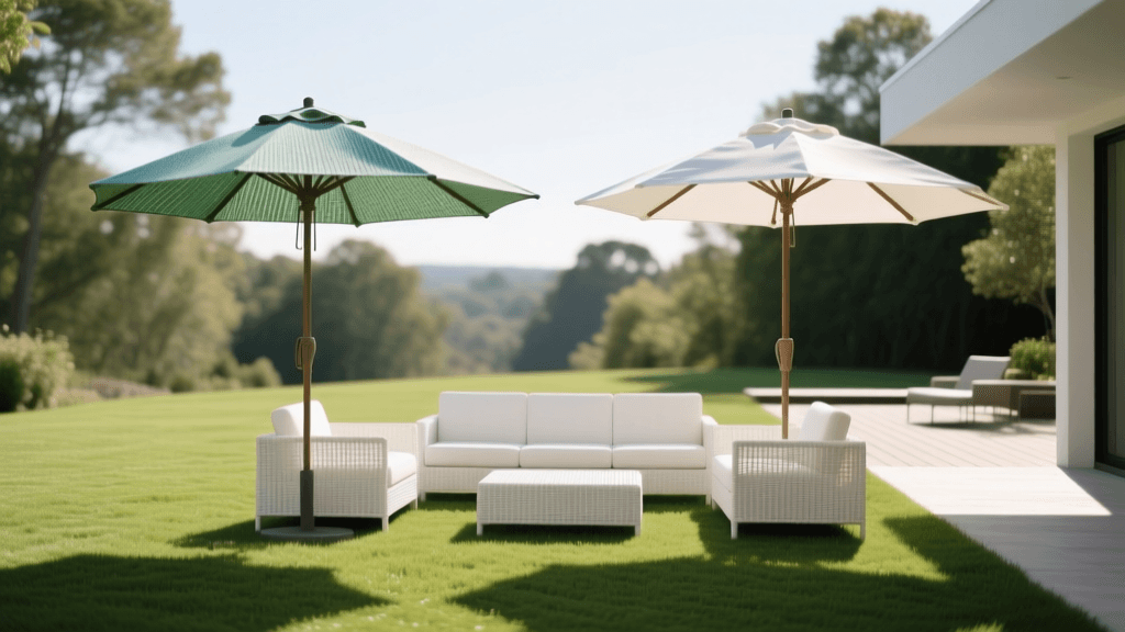 Sunbrella vs Polyester Patio Umbrellas: 2026 UV Guide