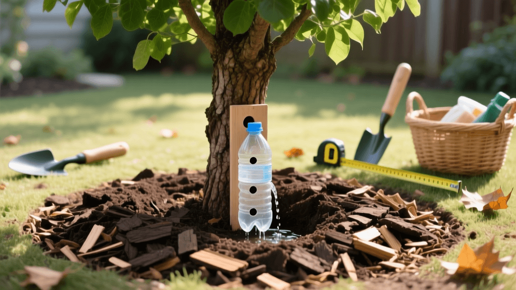Budget-Friendly DIY Tree Mulching and Watering Guide