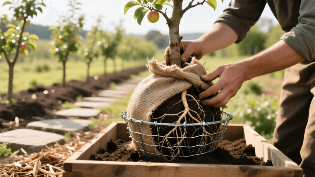Foodscaping 2026: Fruit Tree Root Ball & Burlap Prep