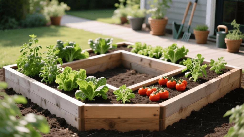 How to Design a U-Shaped Raised Bed Kitchen Garden