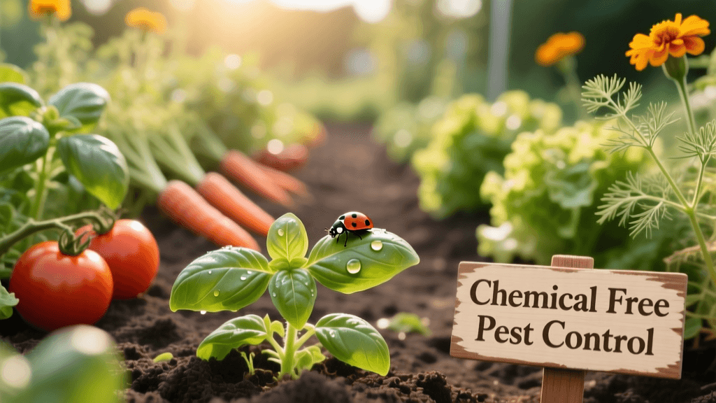 Chemical-Free Pest Control for Edible Garden Beds