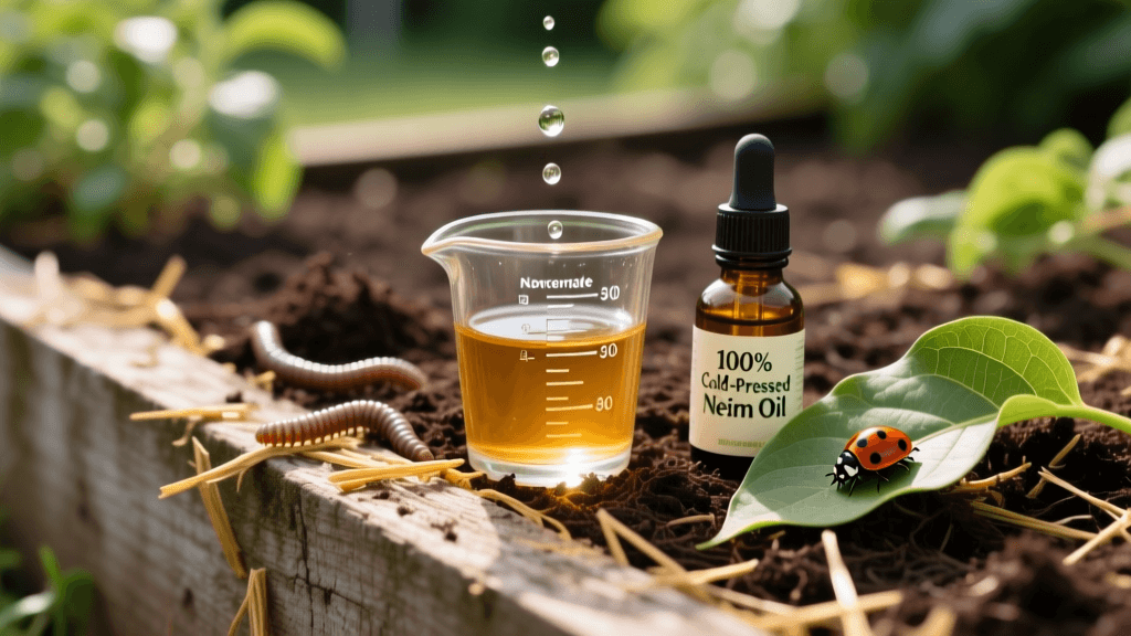 Neem Oil Spray Ratios & Schedules for Mulched Beds 2026