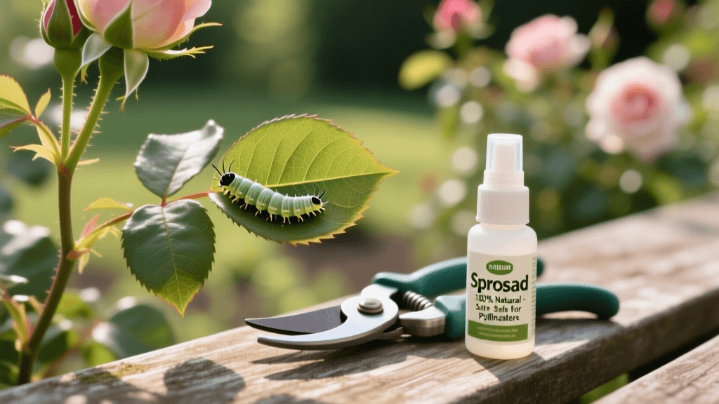 Rose Sawfly Control 2026: Pruning Timing & Spinosad Guide