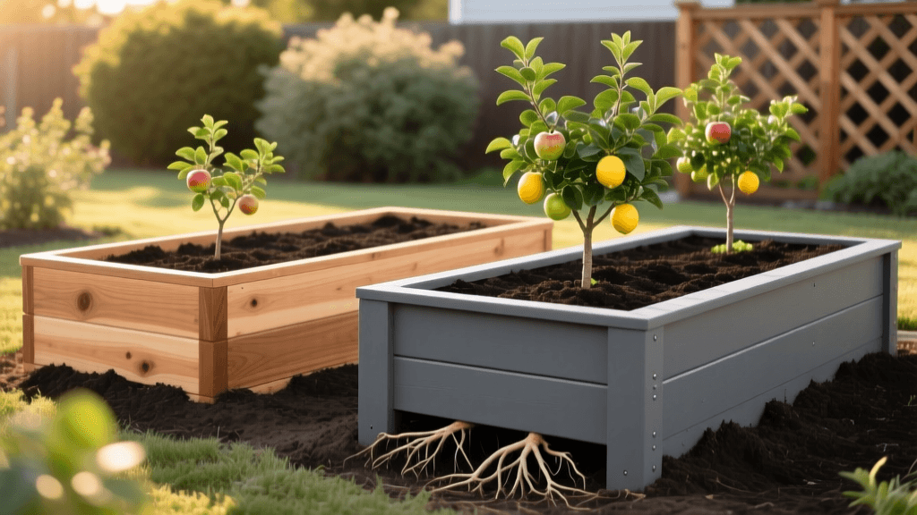 Cedar vs Composite Raised Beds for Fruit Trees 2026
