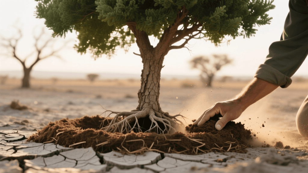 How to Deep Water and Mulch Trees for Drought Survival