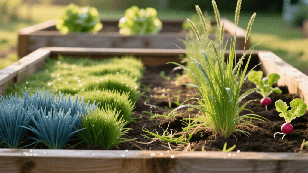 2026 Mowing Guide: Bluegrass vs Fescue for Raised Bed Mulch
