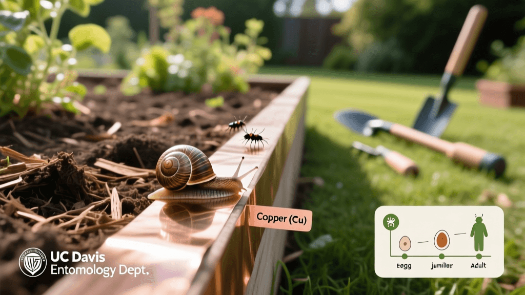 Diy Copper Tape Barrier For Slug And Snail Control