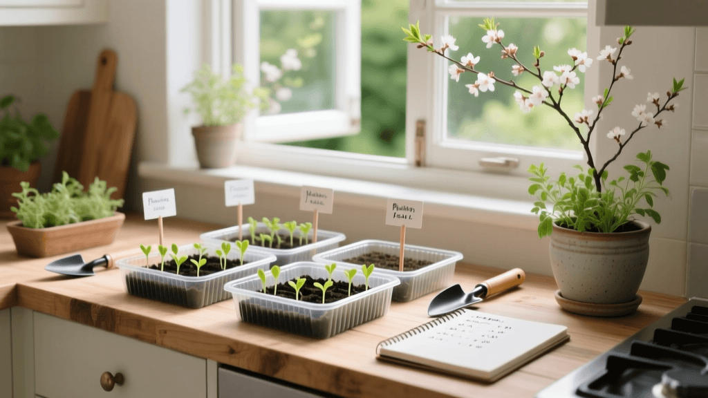The Spring Seed Starting Schedule for Kitchen Gardens