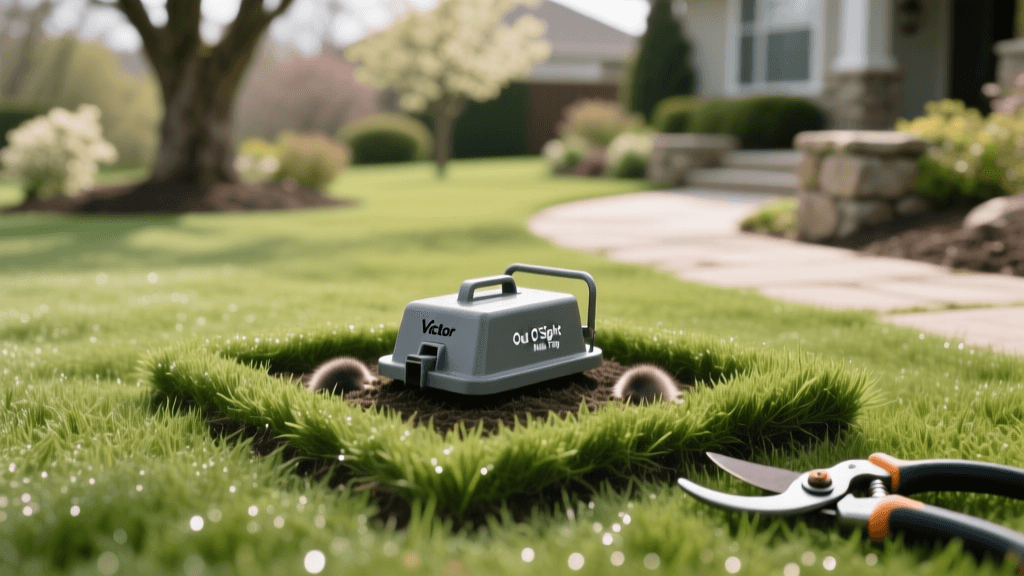 2026 Victor Out O'Sight Mole Trap Placement & Turf Pruning Tips