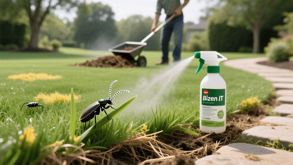 Chinch Bug Damage & Bifen IT: 2026 Mulching Strategies
