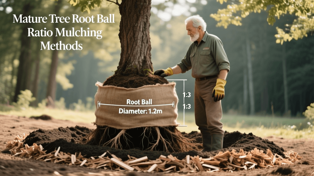 2026 Guide: Root Pruning, Ball Ratios & Mulching Mature Trees