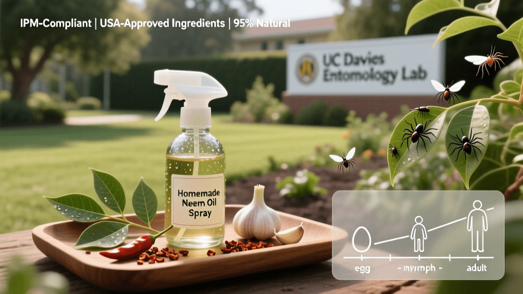 Homemade Neem Oil Spray For Soft Bodied Pests