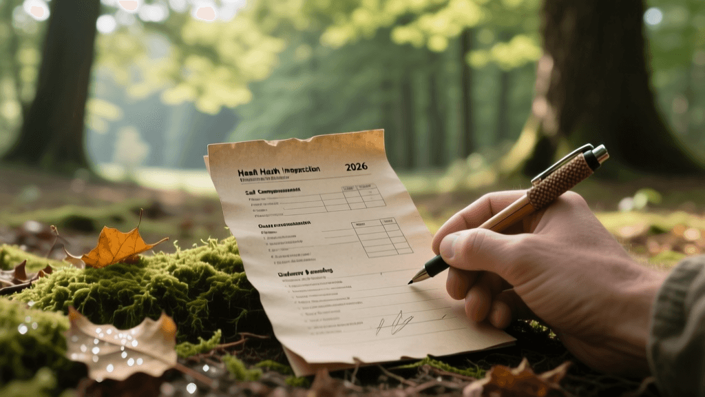 Tree Health Visual Inspection Checklist 2026: Aeration & Seeding
