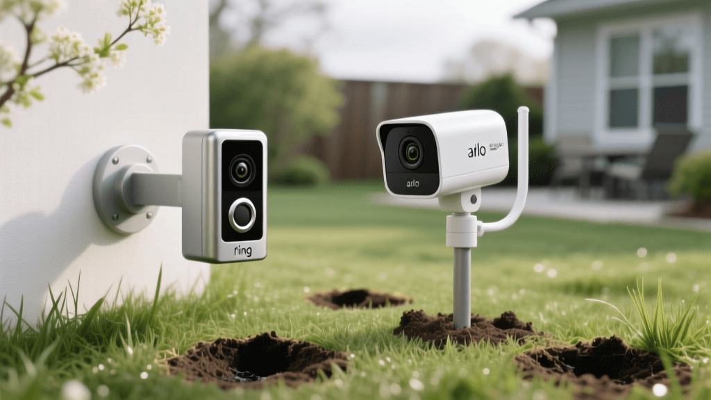 Ring vs Arlo Weatherproof Cameras 2026: Lawn Care Guide