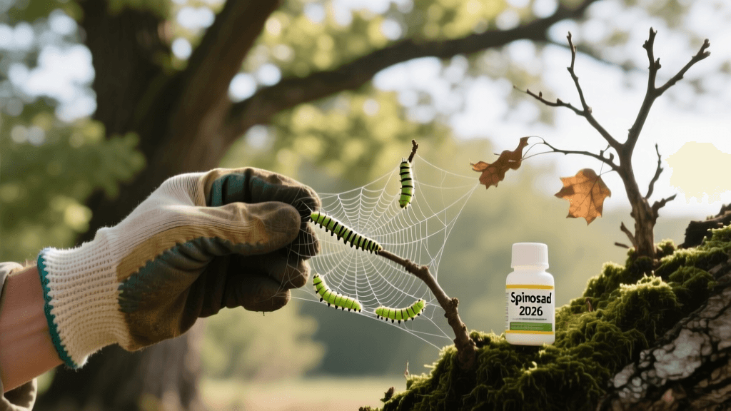 2026 Tent Caterpillar Control: Web Removal & Spinosad